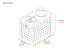 New Age Pet ECOFLEX material close-up highlighting durable non-toxic construction