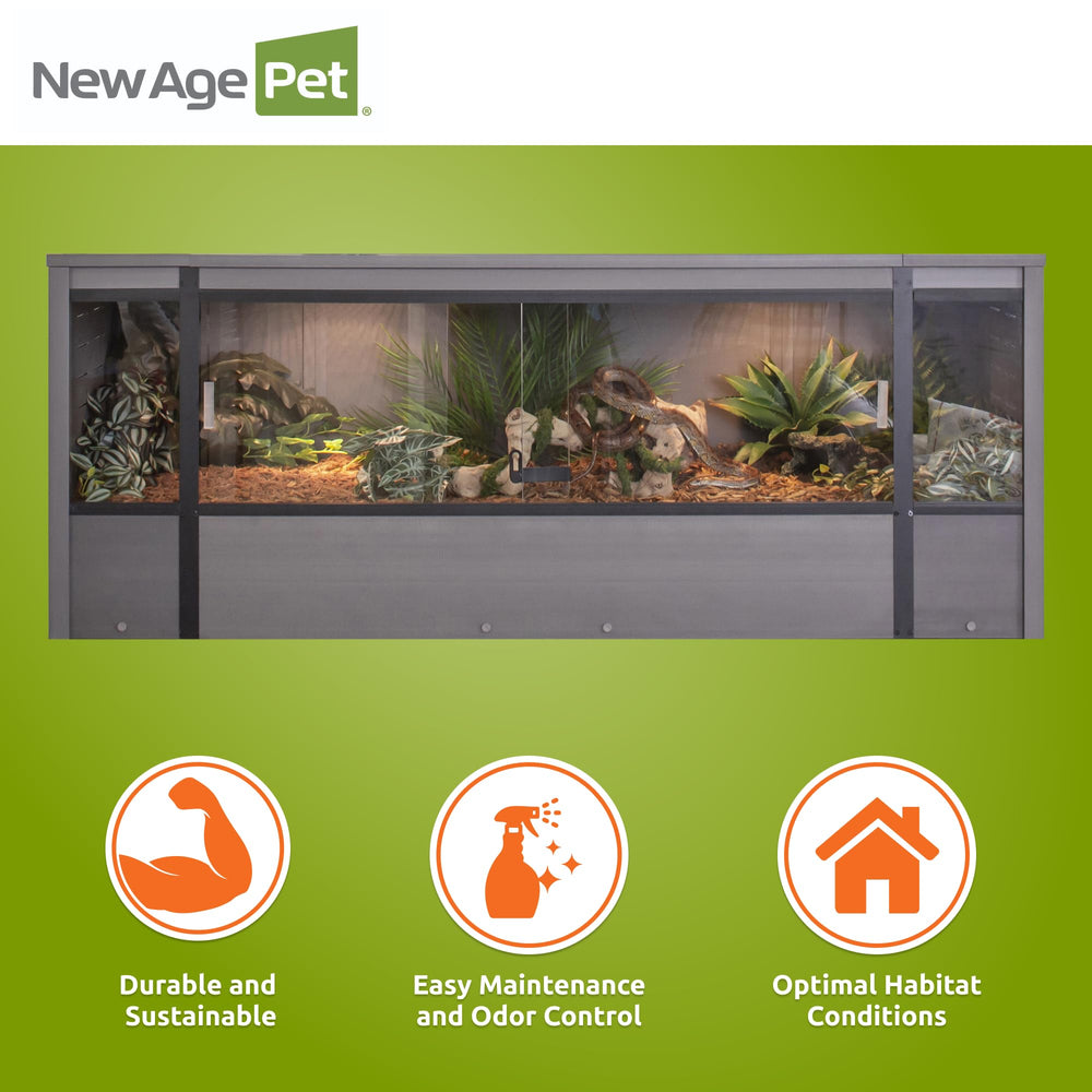 New Age Pet Mojave Lounge 60in 10-year warranty backs durability.