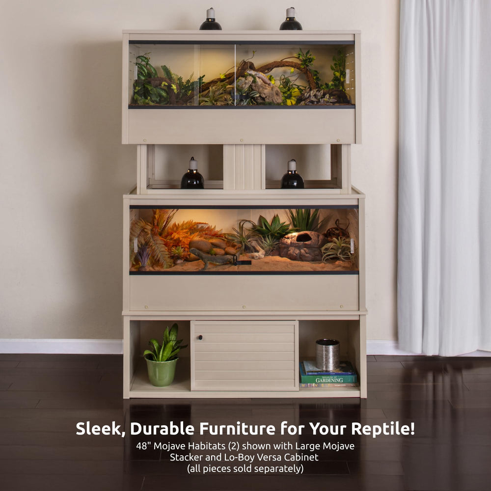 New Age Pet Mojave Reptile Lounge 10-year warranty included.