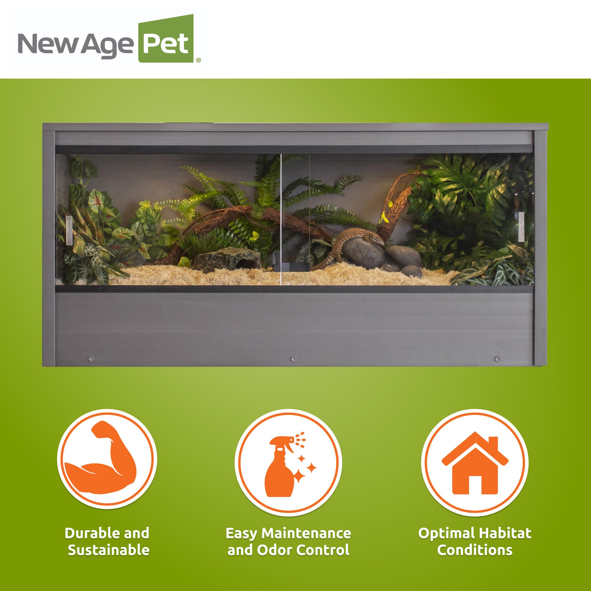 10-year warranty underscores long-term value and durability of the habitat.