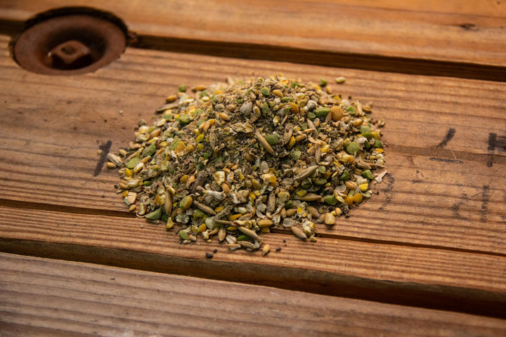 New Country Organics Classic Layer Feed hens eating demonstrates nutritious pellets for steady energy.