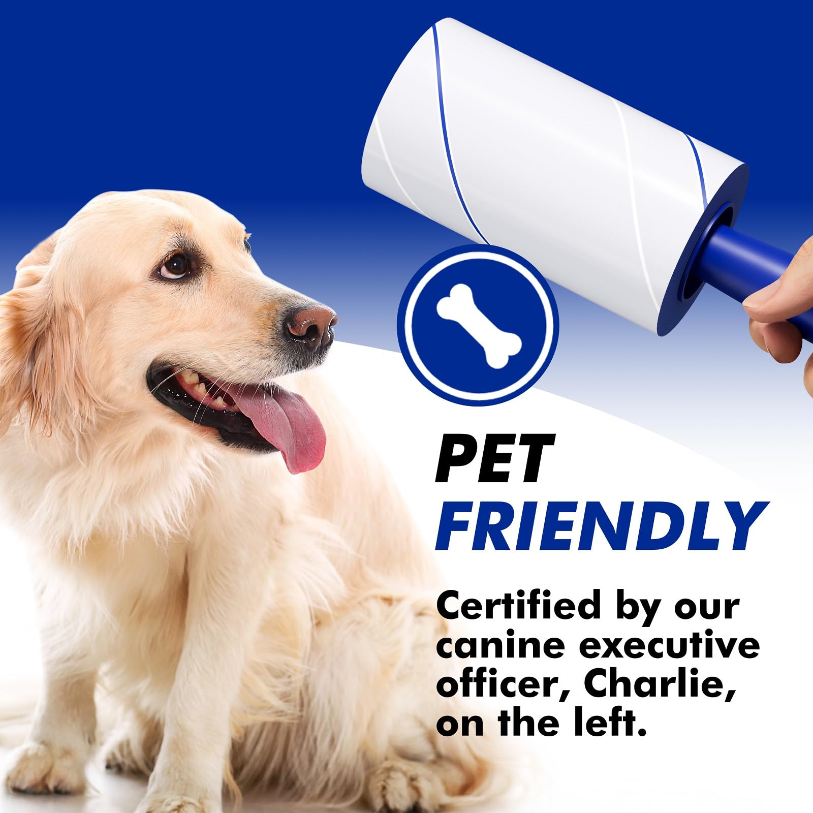 New England Stories pet hair remover on clothes for a pristine look