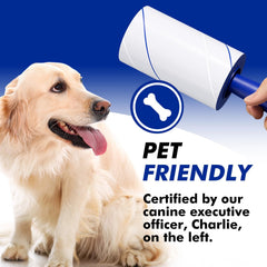 New England Stories pet hair remover on clothes for a pristine look