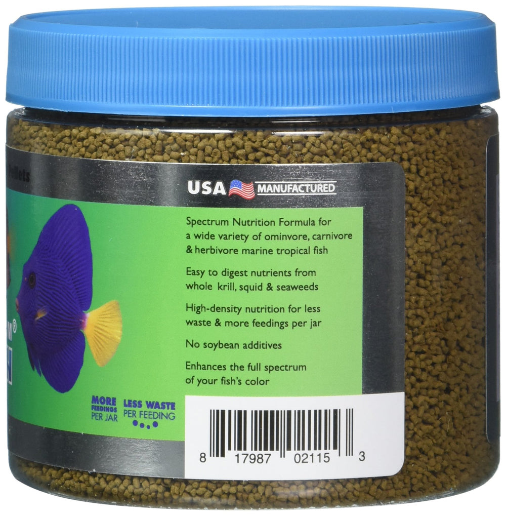 Naturox Marine feeding scene shows easy portioning for healthy fish.