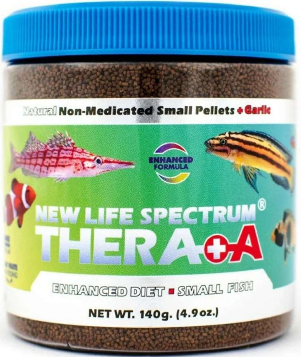New Life Spectrum Thera A Small 140g jar supports stressed or new fish and color