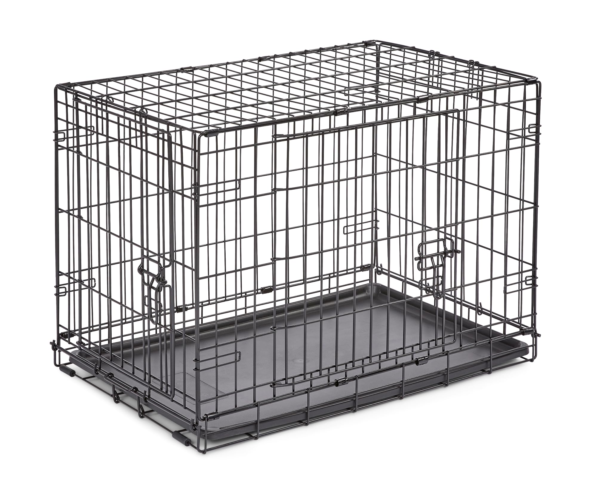 New World 30 inch crate front view for easy access and secure containment.