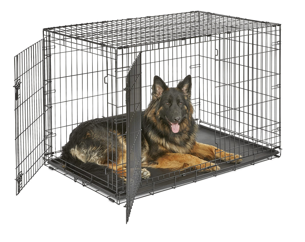 New World 48-inch crate with front double doors for easy access