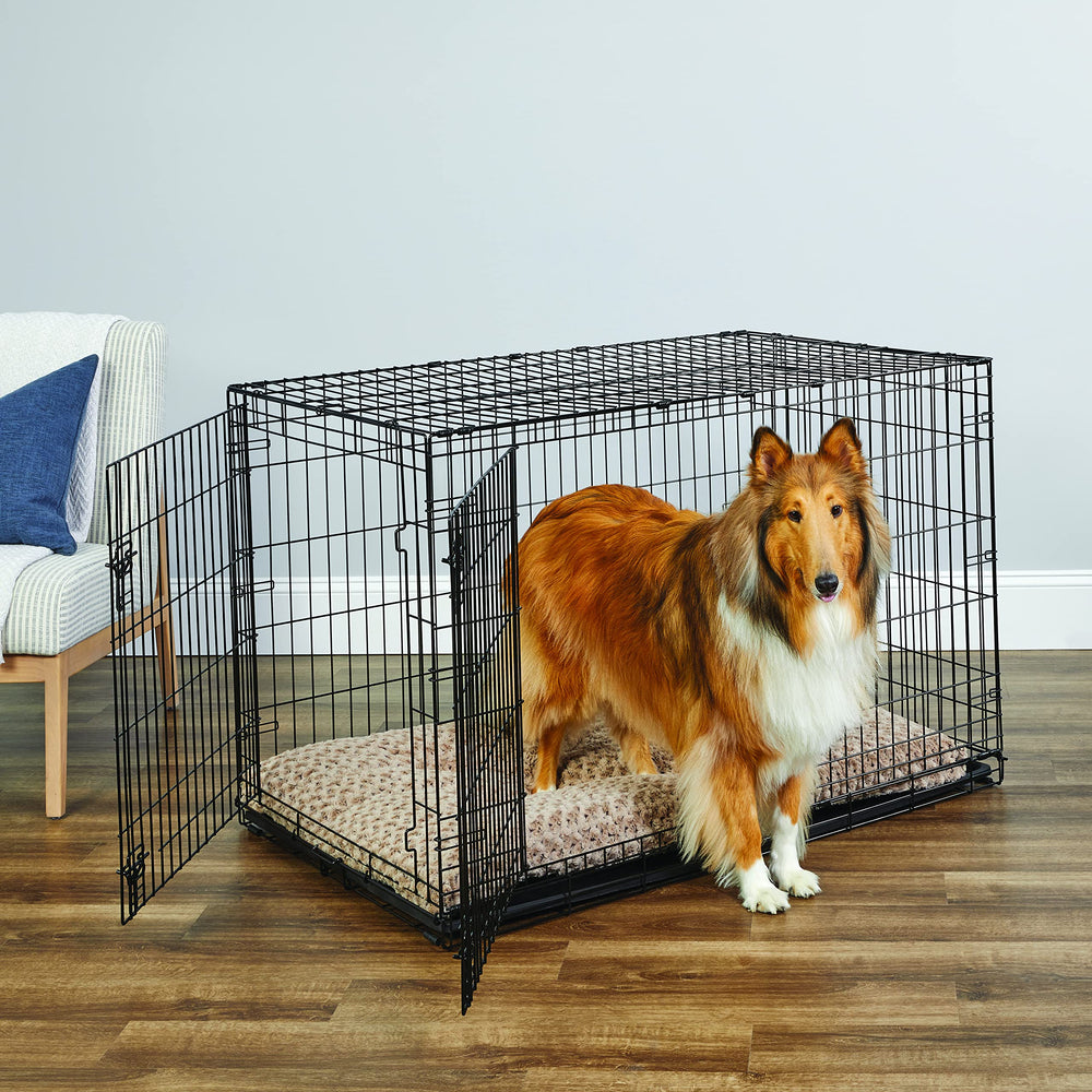 New World 48-inch crate side door entry for flexible placement