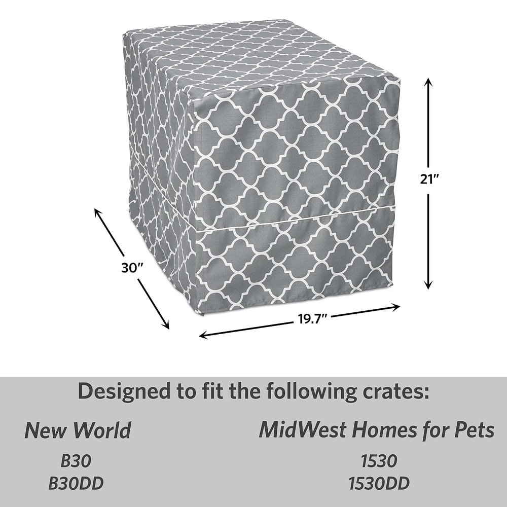 New World crate cover machine-washable for easy cleaning