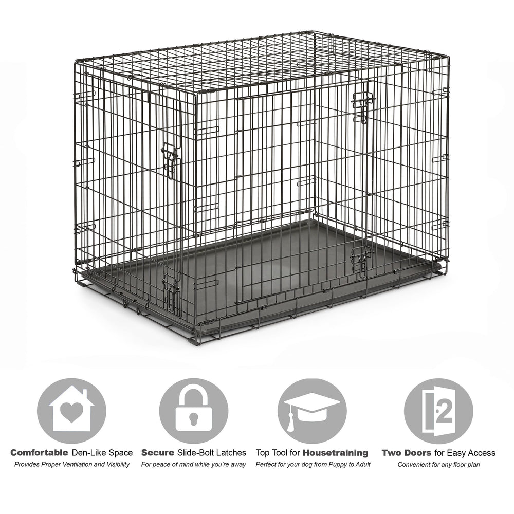 New World crate double-door access supports flexible placement and easy entry