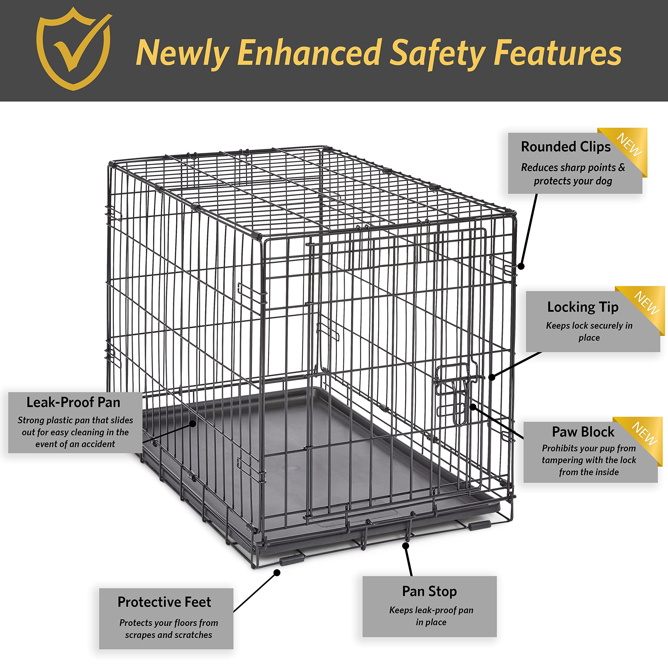 New World crate folded flat for easy travel storage.