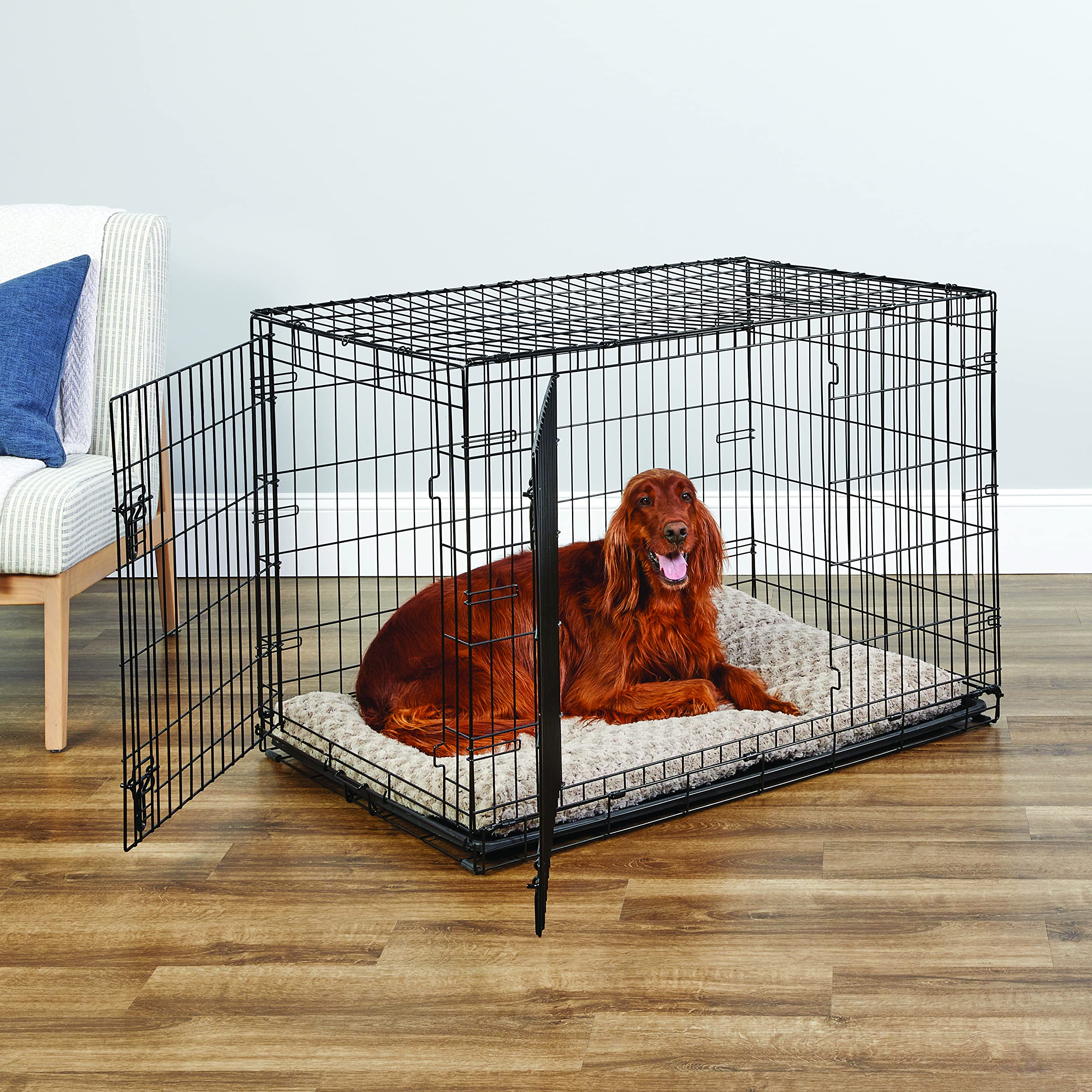 New World crate folding mechanism enables quick collapse for travel