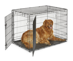 New World crate large-breed assembly demonstrates easy tool-free setup for busy households