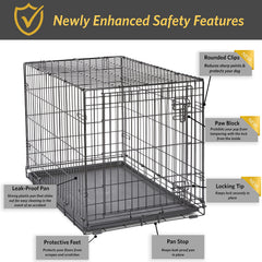 New World leak-proof tray shown for easy cleanup after meals or walks.
