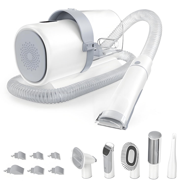 NEWBULIG 5-in-1 pet grooming vacuum kit for versatile at-home grooming sessions