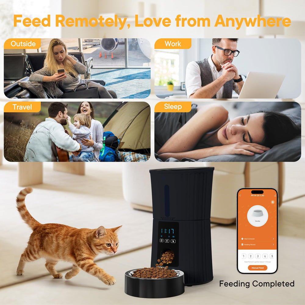 NEWBULIG desiccant box keeps kibble dry and fresh.