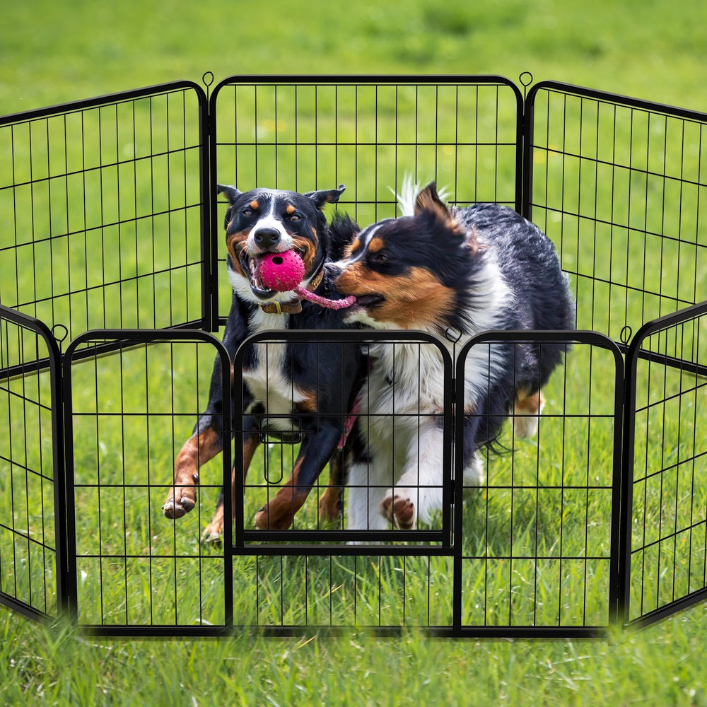 NEWBULIG dog playpen pet-friendly design accommodates small animals