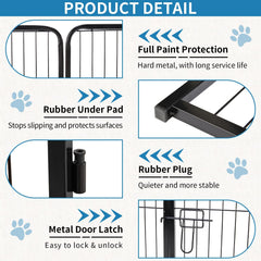 NEWBULIG dog playpen robust coating materials ensure long-lasting use
