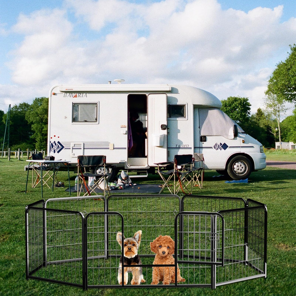 NEWBULIG dog playpen travel-ready for camping and road trips