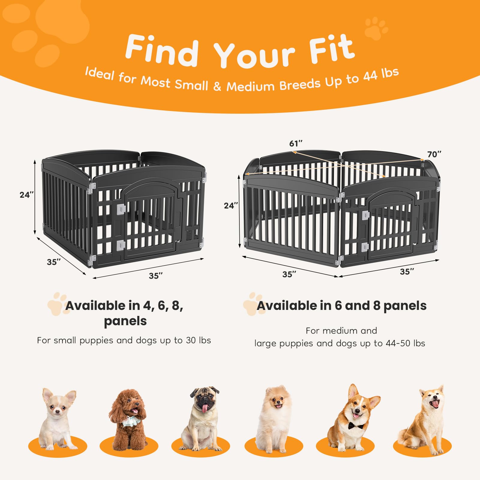 NEWBULIG playpen suction cups emphasize stability on smooth indoor floors.