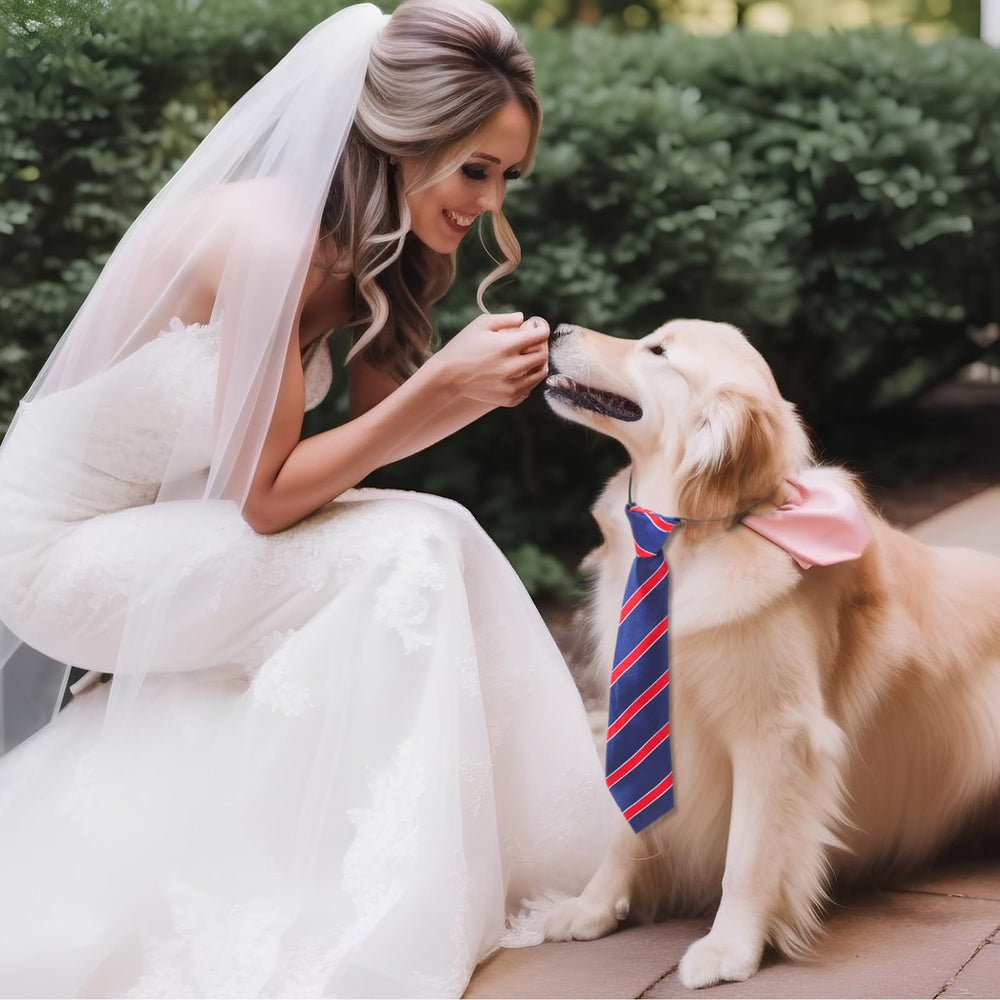 Newcotte easy-wear dog ties no-tie design simplifies dressing your dog quickly