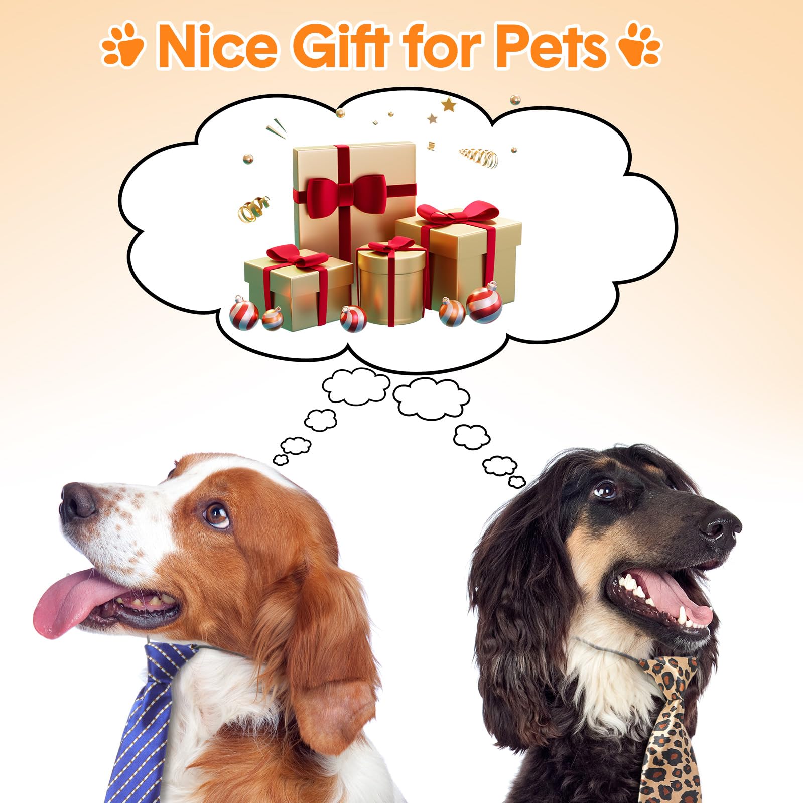 Newcotte polyester dog ties soft, durable fabric that resists tearing and fading