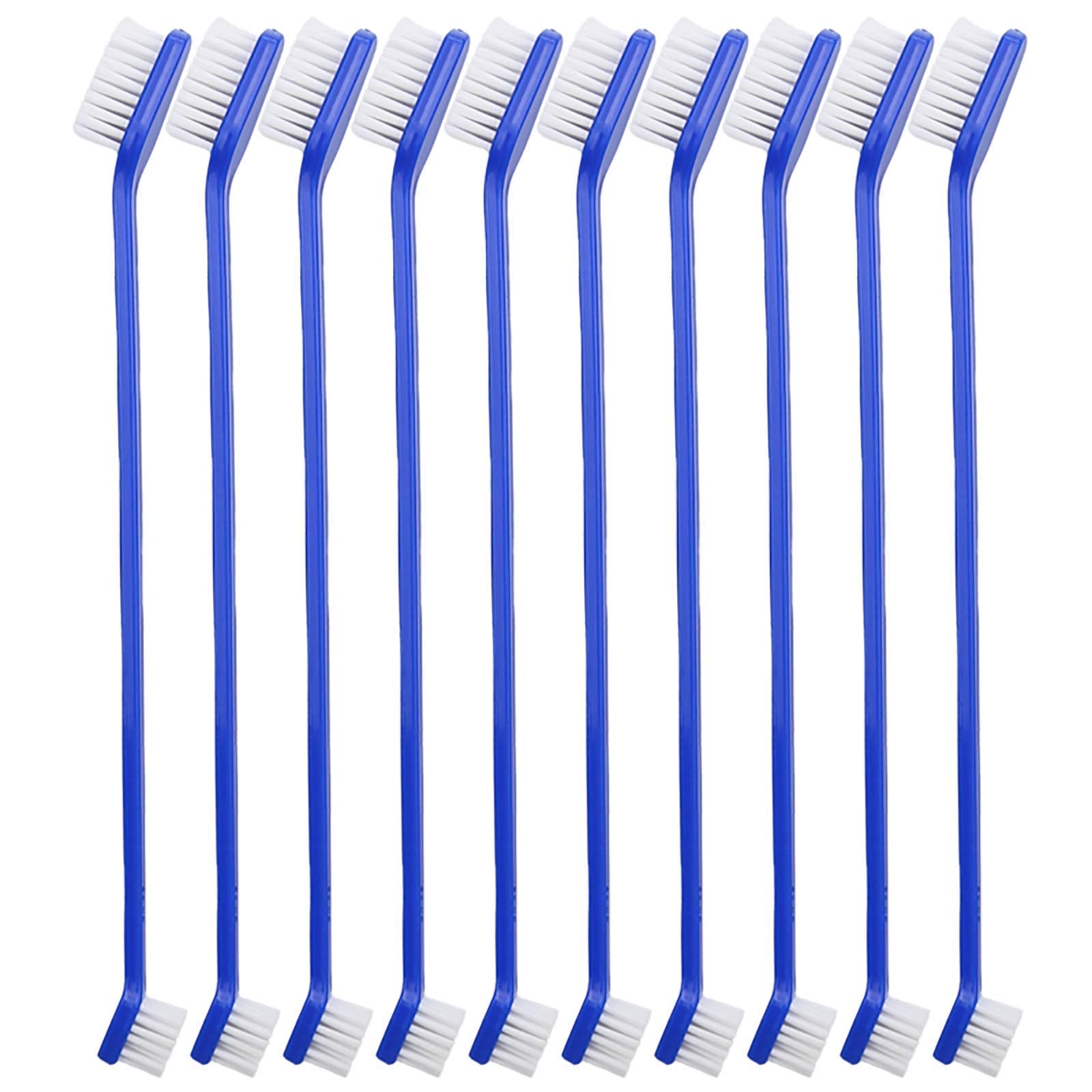Newday 50-pack pet toothbrushes in blue packaging