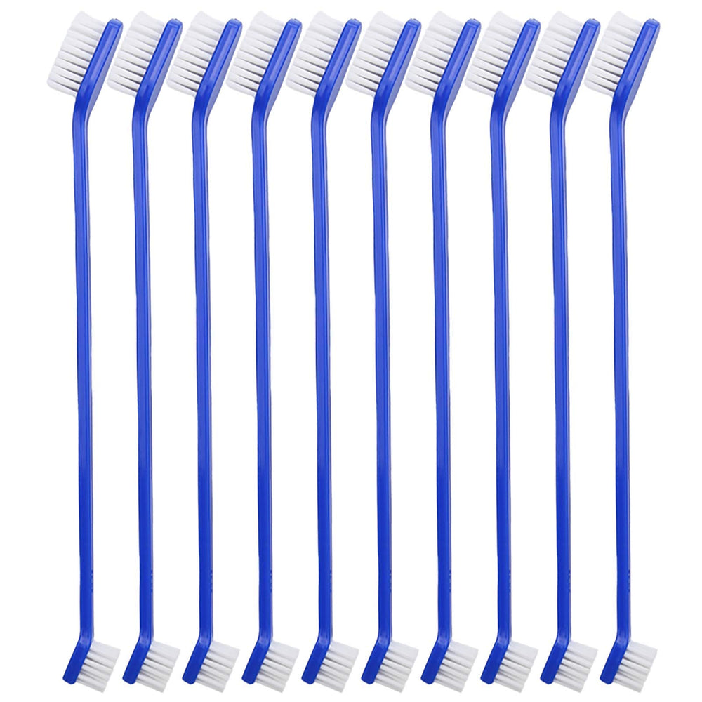 Newday 50-pack pet toothbrushes in blue packaging