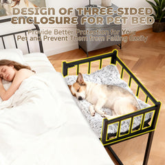 NewEle Beside Dog Bed removable cushion simplifies cleaning and refreshes.