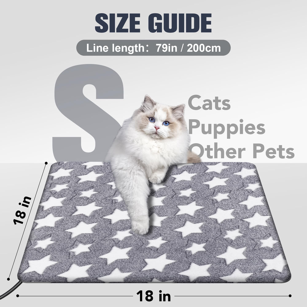 Newget Cat Heating Pad timer interface set for auto shut-off to save energy