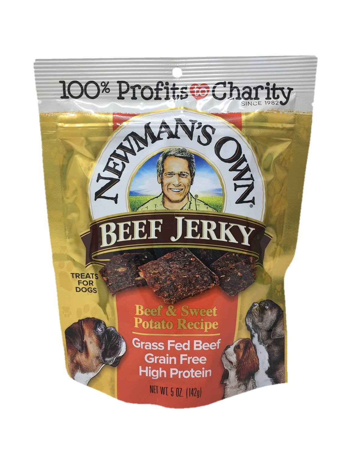 Packaging interior view showing grain-free recipe and no artificial colors.