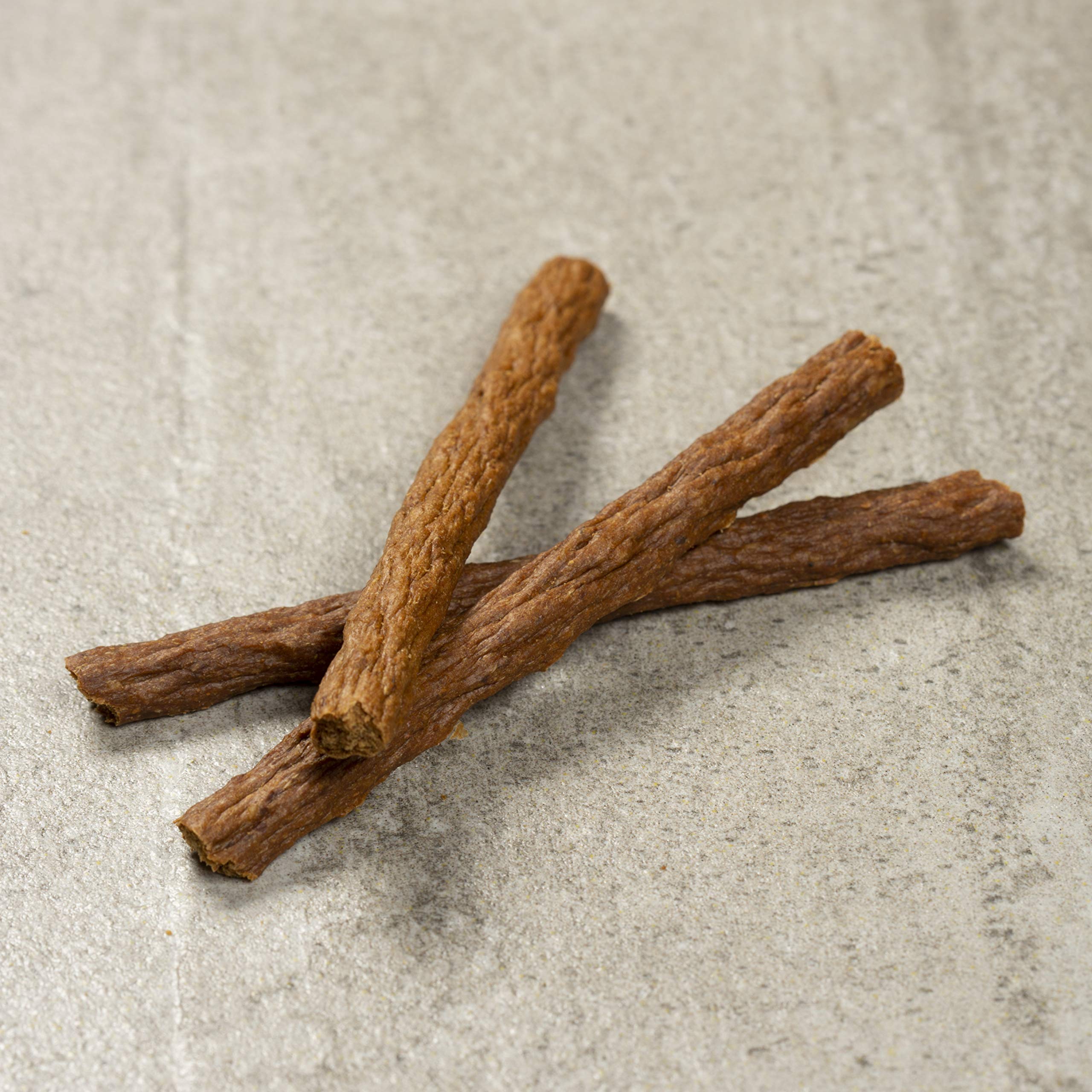 Newman's Own dog snack sticks with soft chew texture for puppies and seniors