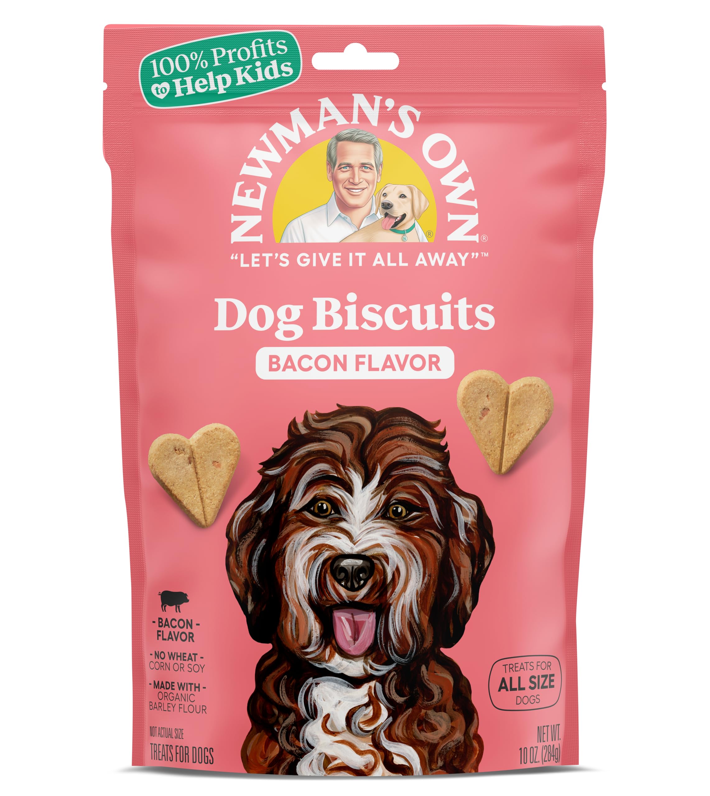 Newman's Own no-wheat, no-corn, no-soy dog biscuit for sensitive diets