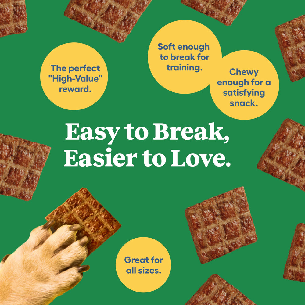 Newman's Own grain-free dog treats without wheat, corn, or soy for simple nutrition
