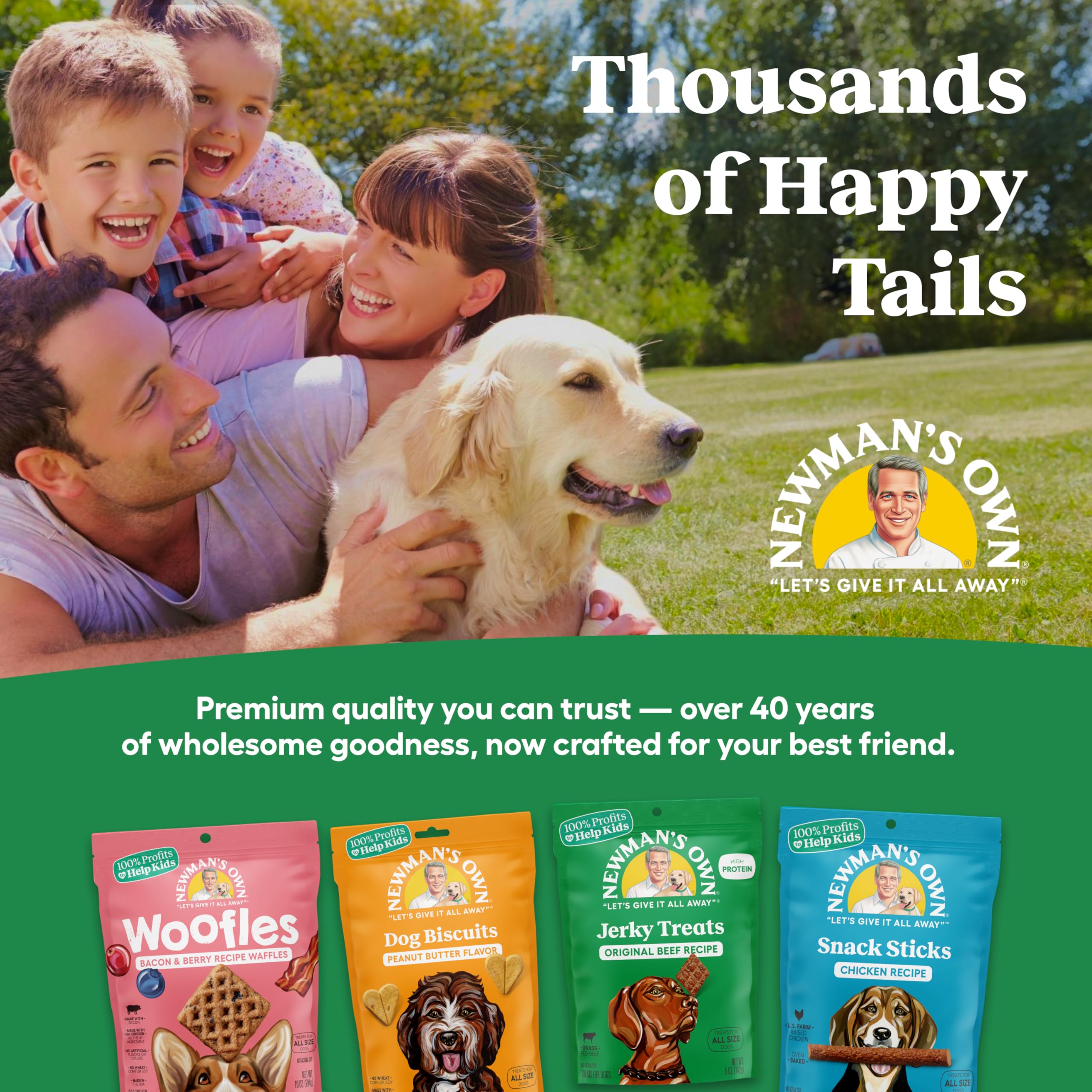 5 oz bag in six-pack display for convenient stocking.