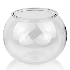 Newpol 3-gallon fish bowl top view shows a sleek, circular design for bettas