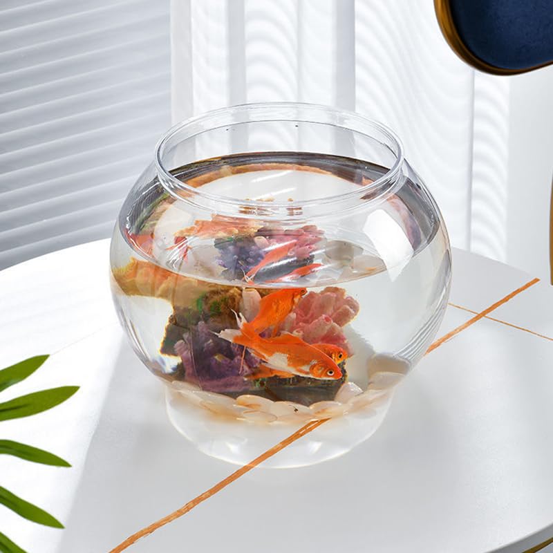 Newpol 3-gallon fish bowl 1.5-pound lightweight design for easy relocation