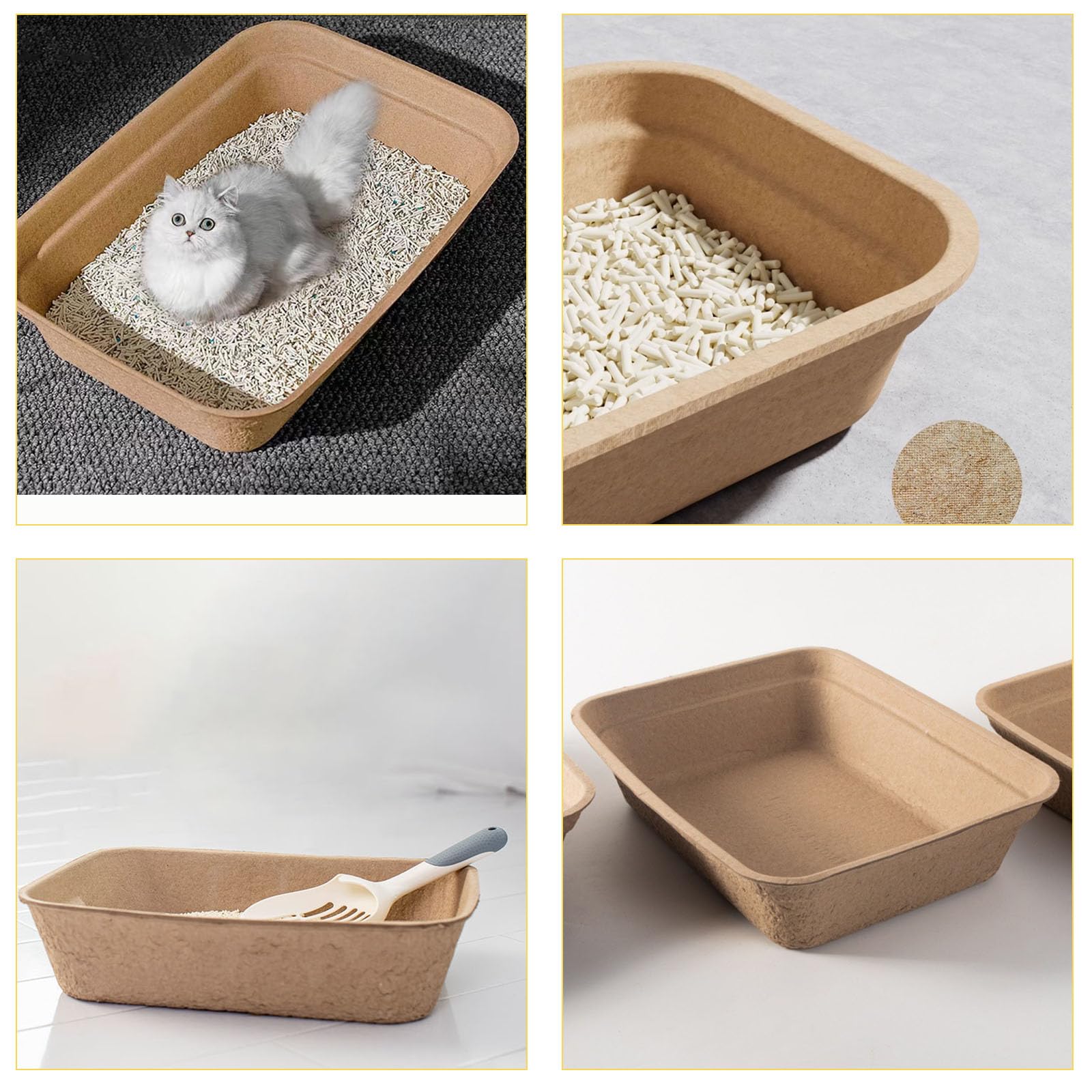 Nexboraque portable litter tray for travel, car-ready