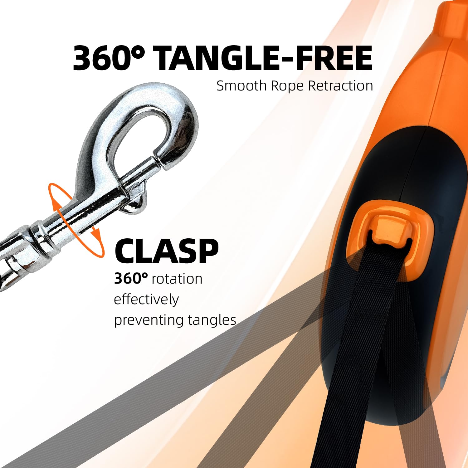 NexLogi ergonomic anti-slip handle provides comfortable grip on long strolls.