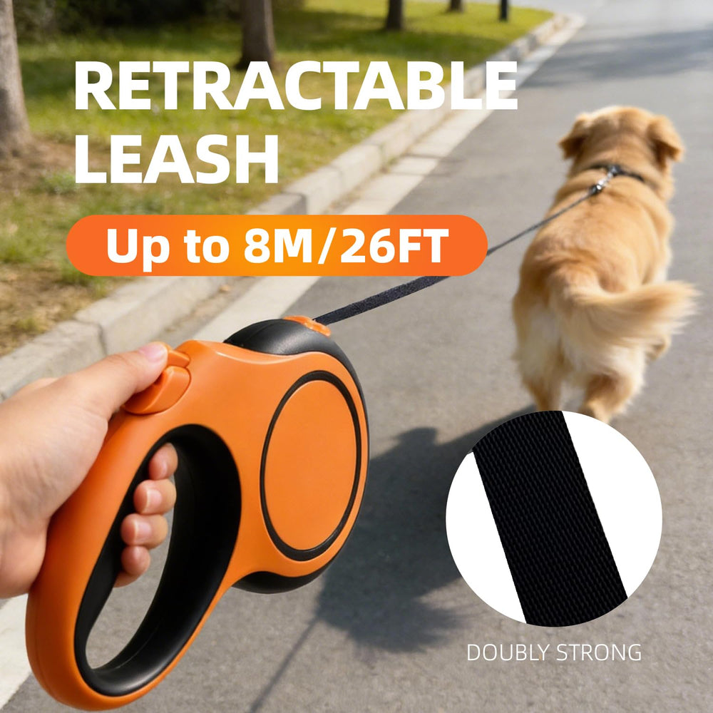 NexLogi one-handed locking system enables quick pause and release during walks.