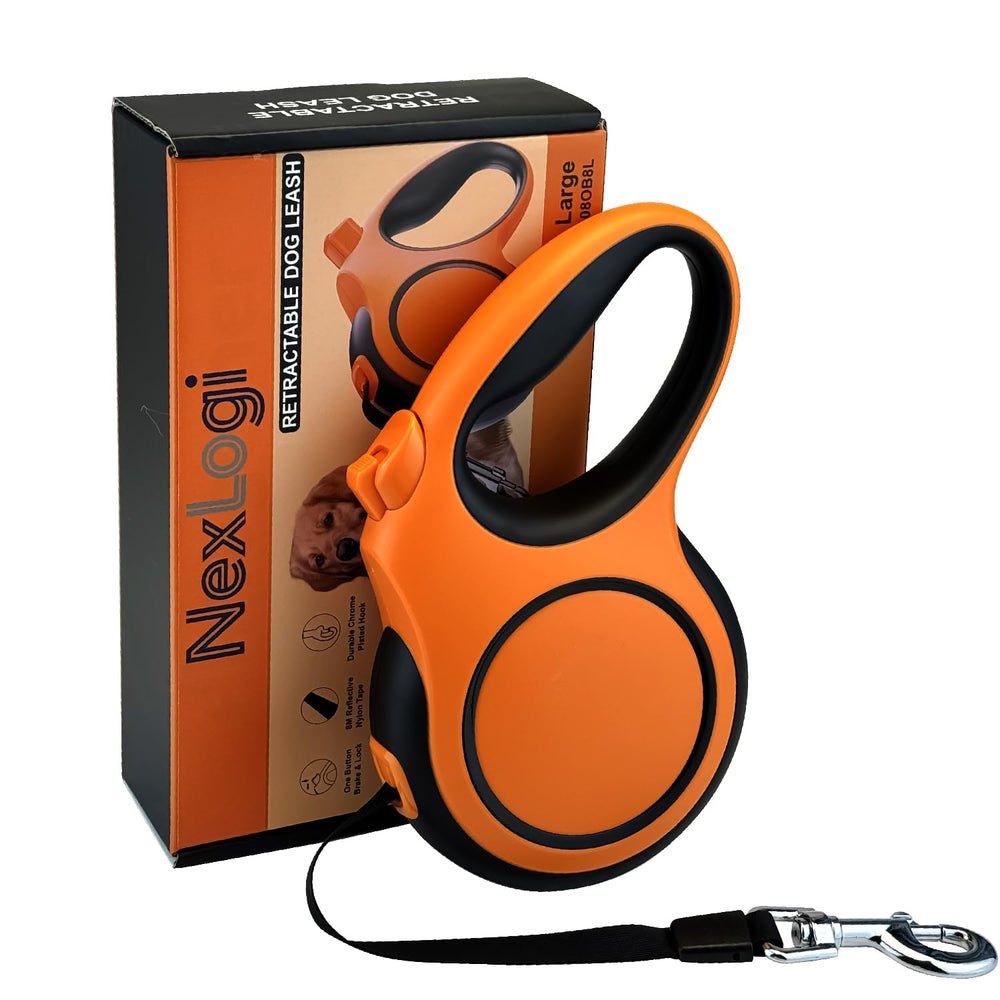 NexLogi smooth retraction reduces tension during daily dog walks.
