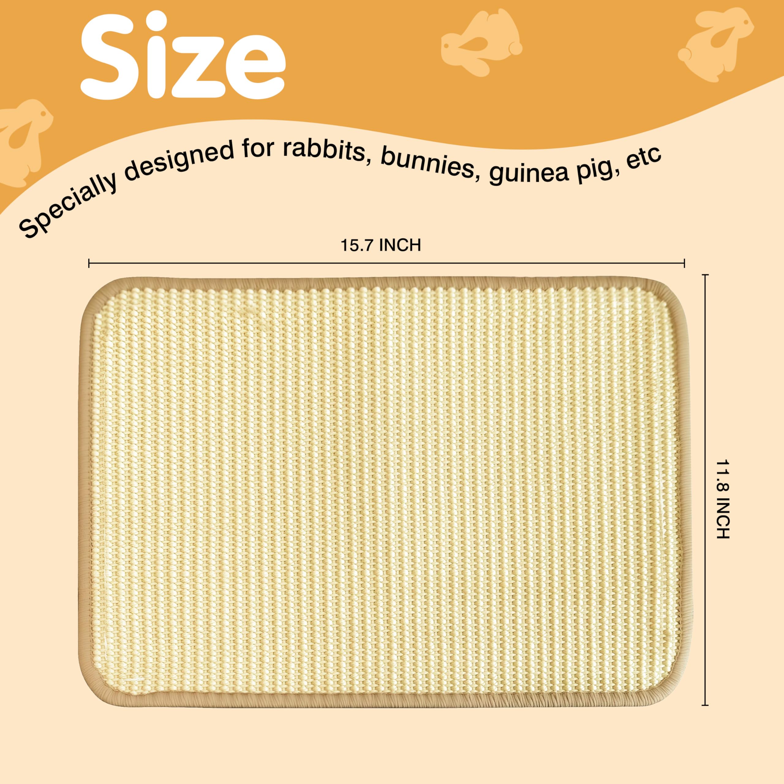 Nexlythara sisal mat close-up shows durable texture ideal for gnawing and enrichment.
