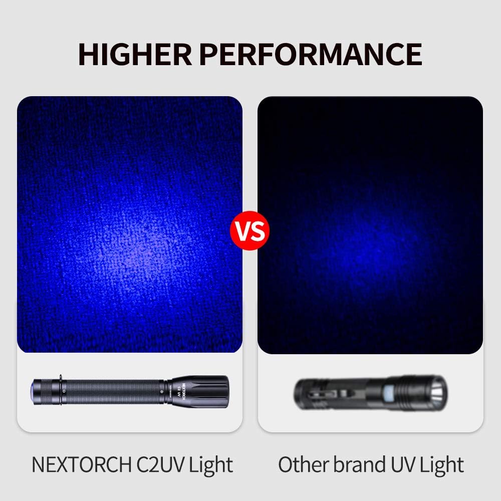 NEXTORCH C2UV AA battery-powered for ready-use anywhere