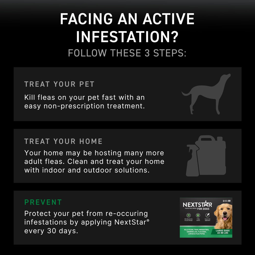 NEXTSTAR 7-way pest protection graphic illustrating coverage.