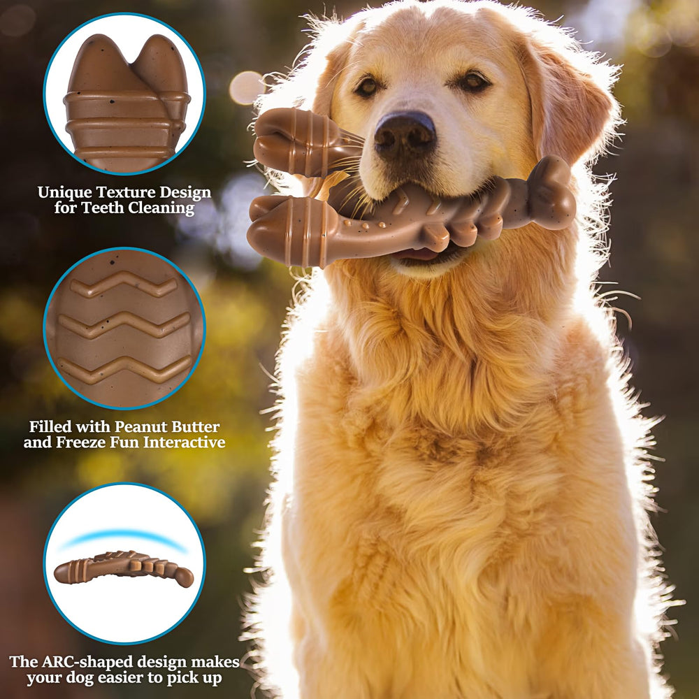 NEZIN scallop chew toy, smooth texture suitable for dental-friendly chewing