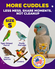 NHWNHW waterproof inner layer diaper for reliable mess containment.