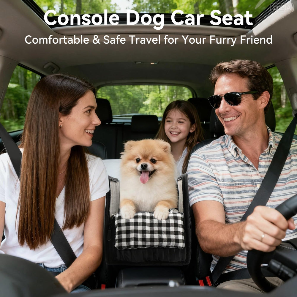 Nibnozy dog car seat side straps securing to headrests for stability