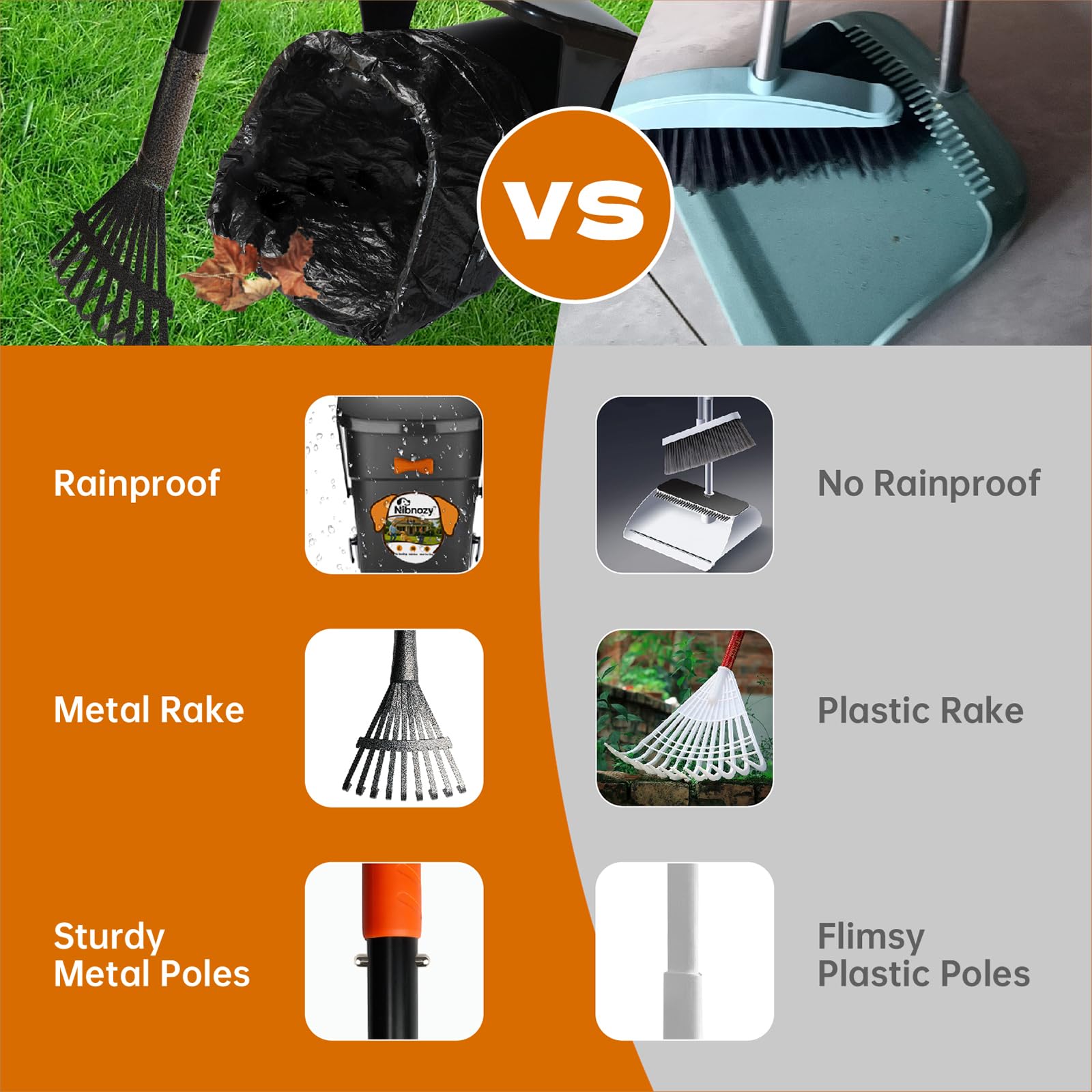 Easy to assemble Nibnozy pooper scooper with clear instructions