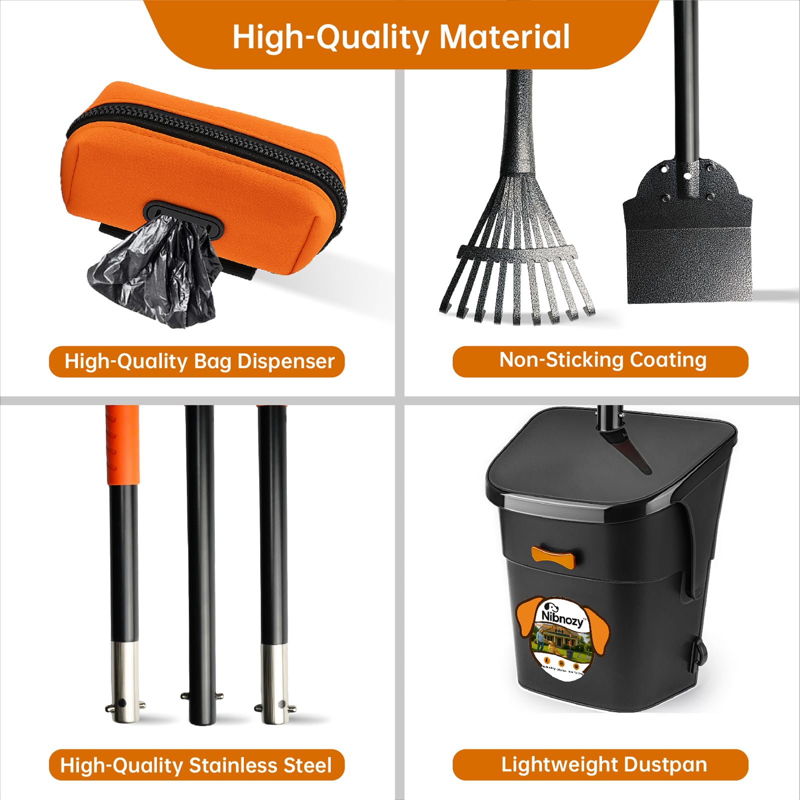 Portable Nibnozy design for outdoor cleaning in yards and parks
