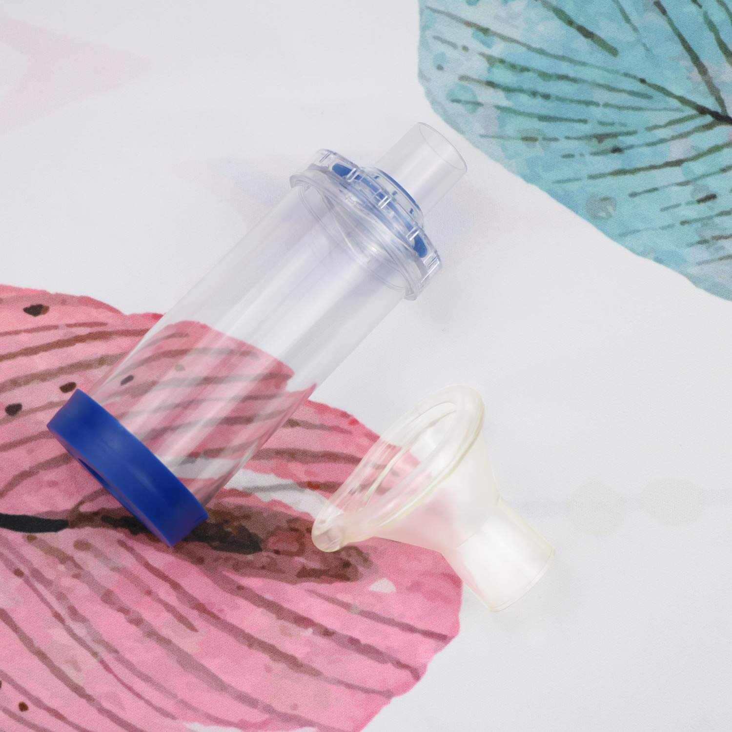 Nicehel pet inhaler usage scene for at-home care.